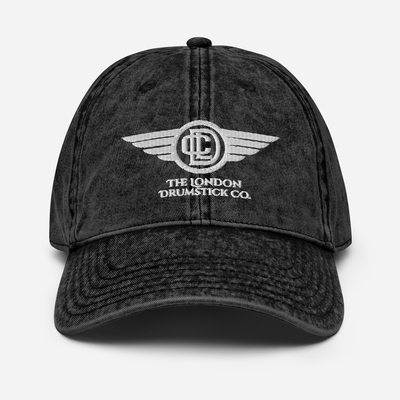 Προσαρμοσμένο ραμμένο καπέλο με λογότυπο σε σχεδιασμό και ύφασμα βίντεζ βαμβάκι Twill κλασικό καπέλο μπέιζμπολ