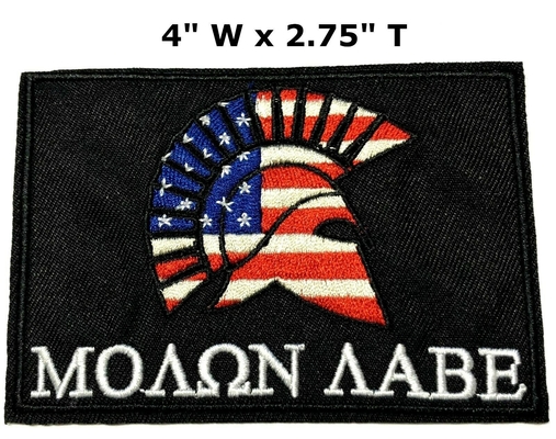 Λιτό κεντημένο κράνος μπάλωμα ΑΜΕΡΙΚΑΝΙΚΩΝ σημαιών σίδηρος-σε στρατιωτικό Applique