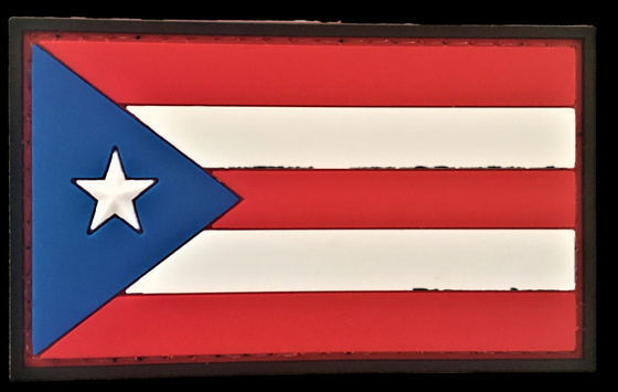 Recon SOI ΣΦΡΑΓΊΔΩΝ ελεύθερων σκοπευτών μπαλωμάτων PVC σημαιών δημόσιων σχέσεων του Πουέρτο Ρίκο το δασοφύλακας ράβει στην υποστήριξη