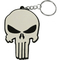 Προσαρμοσμένο ελαστικό PVC Μπρελόκ Διαφημιστικό Δώρο Marvel Punisher Logo Soft Touch