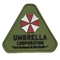 Triangular Umbrella Corp Custom Rubber Patches Sew On Security Patch PVC