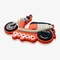 Εξατομικευμένος Gogoro μοτοσικλετών μαγνήτης ψυγείων PVC μπαλωμάτων συνήθειας λαστιχένιος