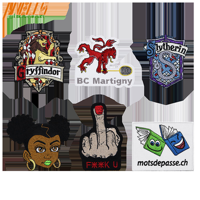 Προσαρμοσμένο Iron On Embroidery Patch για διακόσμηση ενδυμάτων και επωνυμία