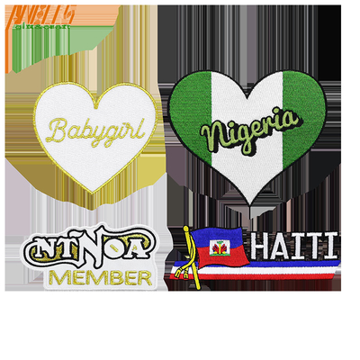Ένδυση Custom Cartoon Custom Logo Embroidery Patches για παιδιά ρούχα και καπέλα