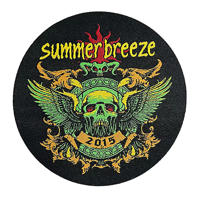 Προσαρμοσμένο υφασμένο ένδυμα Patch Laser Cut Edge με μοναδικό Custom Design