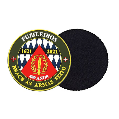 Προσαρμοσμένο Eco Friendly Morale PVC Patch για τσάντες ρούχων και καπέλα