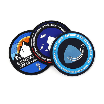 Προσαρμοσμένο Eco Friendly Morale PVC Patch για τσάντες ρούχων και καπέλα