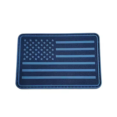 Περιβαλλοντικά φιλικό αδιάβροχο PVC Patch Custom Clothing Logo Ηθικό Patch 4mm