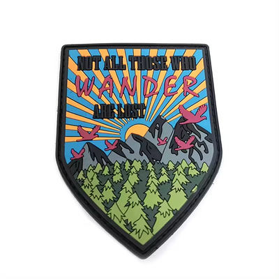 Προσαρμοσμένο αδιάβροχο PVC Morale Patch με οικολογικό σχεδιασμό