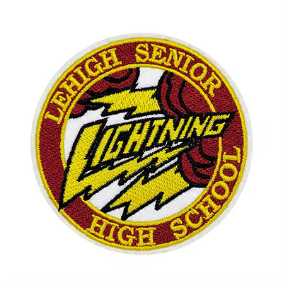 Custom Fabric Embroidered Patch Badges Iron on Embroidery Patches clothing Woven Patch (Συνημμένα ράμματα για ρούχα)