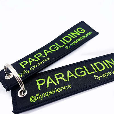 Υφαντικό Custom Blank Motorcycle Embroidery Keychain Embroidered Anime Key Jet Tag για αυτοκίνητο και μοτοσυκλέτα