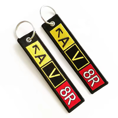 Προσαρμόσιμο 130*30mm Embroidery Logo Design για τις ανάγκες εμπορικής επωνυμίας