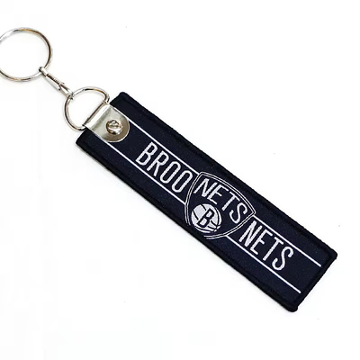 Προσαρμοσμένο πολυεστέρα υφασμένο Keychain Προσαρμοσμένο λογότυπο με επισκόπηση Μεγάλο δαχτυλίδι