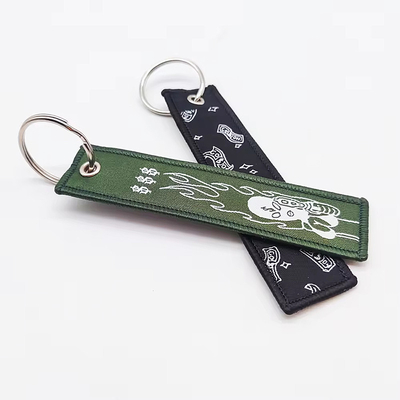Πολυεστέρας Custom κεντημένο Keychain για αναγνώριση των εργαζομένων