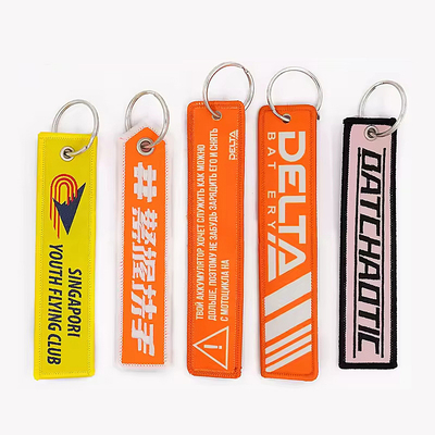 Πολυεστέρας Custom κεντημένο Keychain για αναγνώριση των εργαζομένων