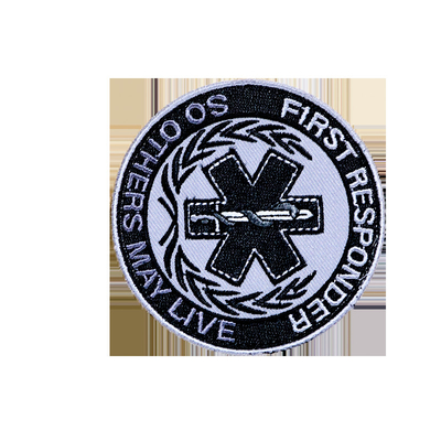Σχεδιασμός μόδας Custom Logo Embroidery Patches με Hook and Loop