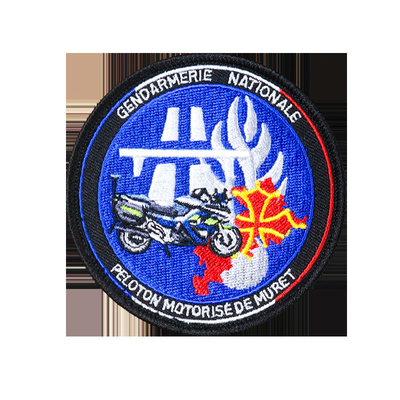 Σχεδιασμός μόδας Custom Logo Embroidery Patches με Hook and Loop