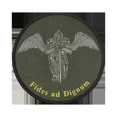 Προσαρμοσμένο Cool Morale Designer Καπέλο ύφασμα υφασμένα σήματα πακέτα για σακάκια καπέλα ρούχα