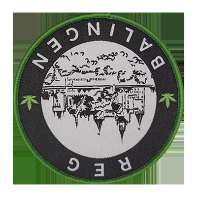 Προσαρμοσμένο Cool Morale Designer Καπέλο ύφασμα υφασμένα σήματα πακέτα για σακάκια καπέλα ρούχα