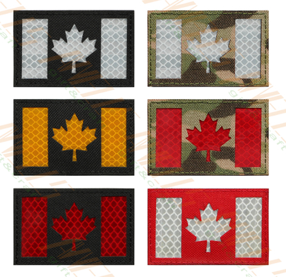 Στρατιωτικό μπάλωμα PMS Washable Velcro IR σημαιών που υποστηρίζει τα μπαλώματα ΑΜΕΡΙΚΑΝΙΚΏΝ σημαιών