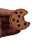 Κεντημένος σίδηρος Applique μπαλωμάτων ιματισμού μπισκότων σοκολάτας σίδηρος στο ράψιμο των εξαρτημάτων
