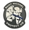 Άγιος Michael μας προστατεύει σύνδεση 10C Velcro μπαλωμάτων ηθικού PVC συνήθειας