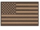 Twill κεντημένος σίδηρος μπαλωμάτων υφάσματος αμερικανική σημαία στον κατακτημένο η Tan ώμο ΗΠΑ αμερικανικών ερήμων